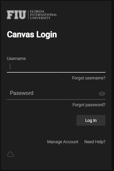 fiu canvas log in.